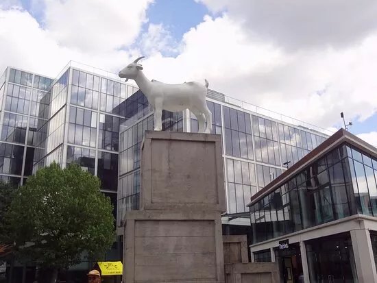 I Goat Sculpture