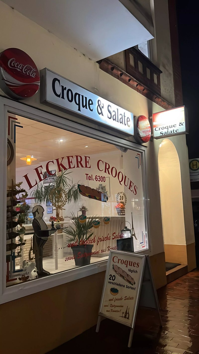 Croques und Salate