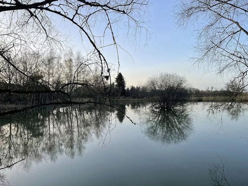 The perfect get away - house set in a meadow with its own lake