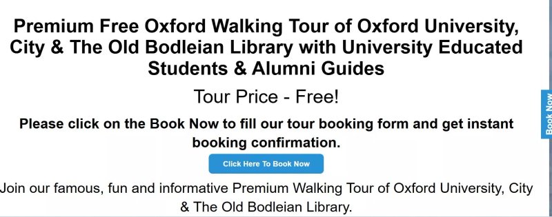Free Walking Tours of Oxford