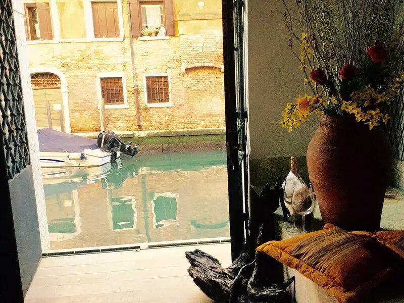 Charming canal view.