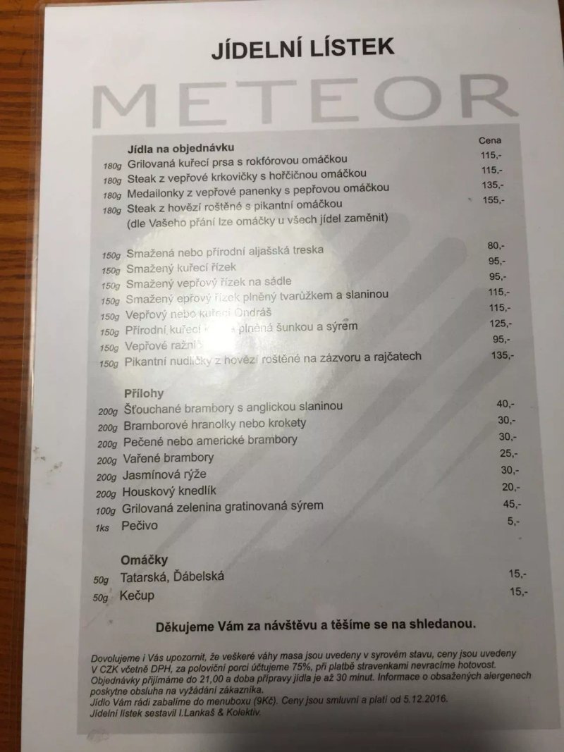 Restaurace Meteor