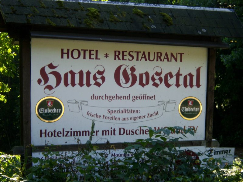Hotel Restaurant Haus Gosetal
