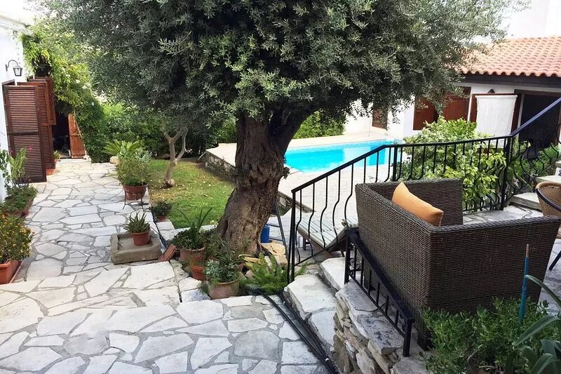 Traditional Character House in unspoilt Cyprus village, sea views, private pool
