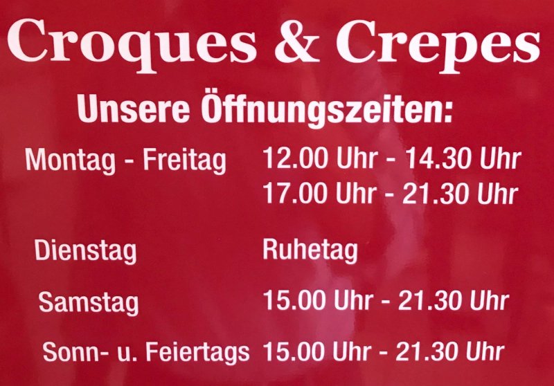 Croques & Crepes, Inh. Fam. Hagen