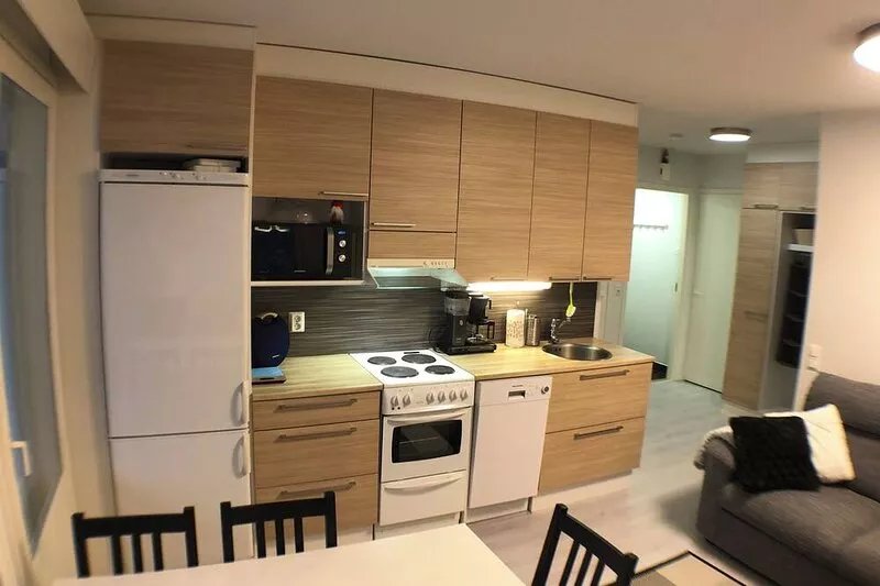 Fully equipped apartment in a quiet location, 1.5 km from the center of Levi