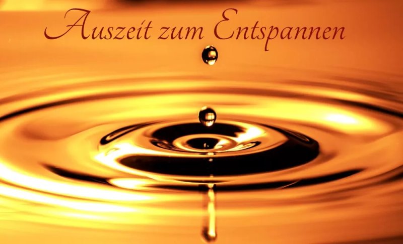 Auszeit Zum Entspannen