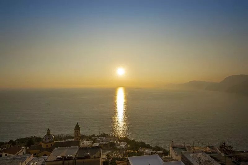 Cimino House A - Breathtaking sunset over Capri and Positano