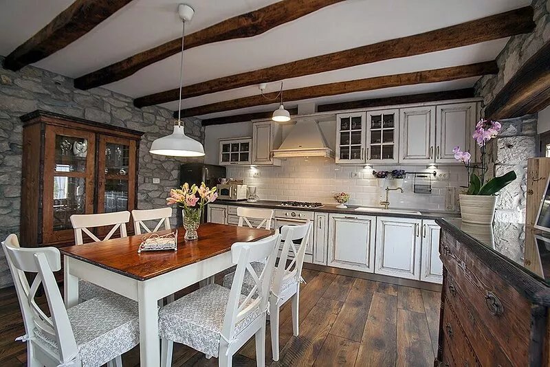 Traditional Istrian stone house with large pool