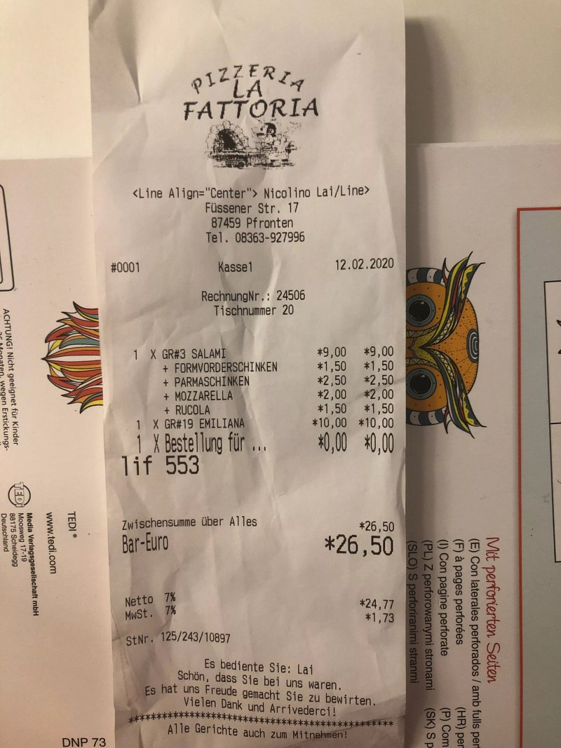 Pizzeria La Fattoria