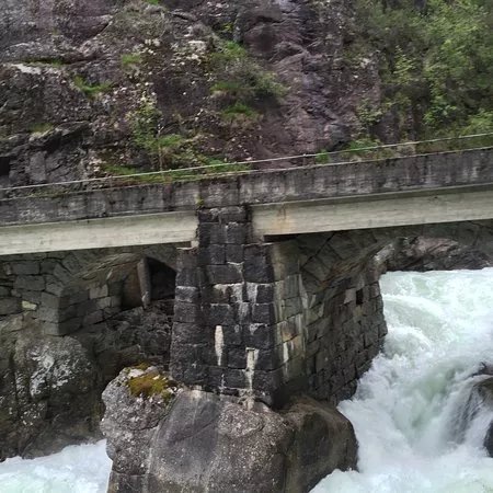 The Post Road at Rullestadjuvet Gorge