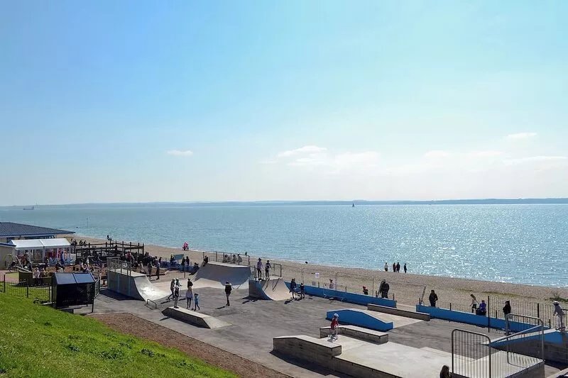 Admire panoramic views over The Solent from the comfort of this beautiful