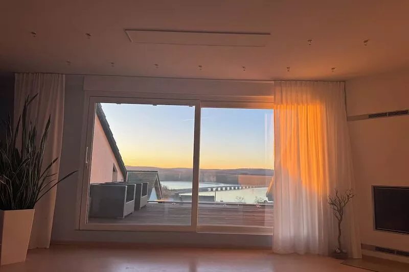 Villa Kaja with a fantastic view of Lake Möhne