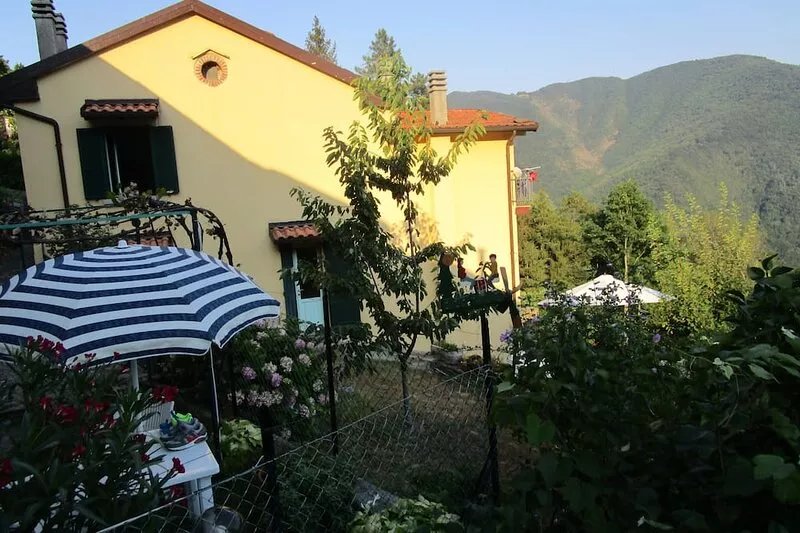 Mountain house with garden near Porretta Spa