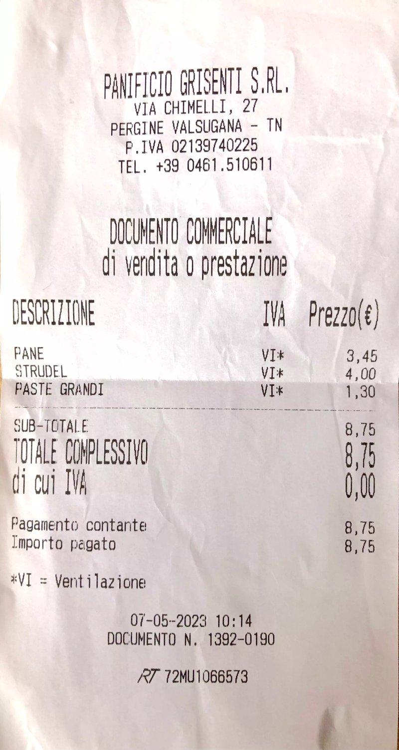 Il fornaio - Panificio Grisenti