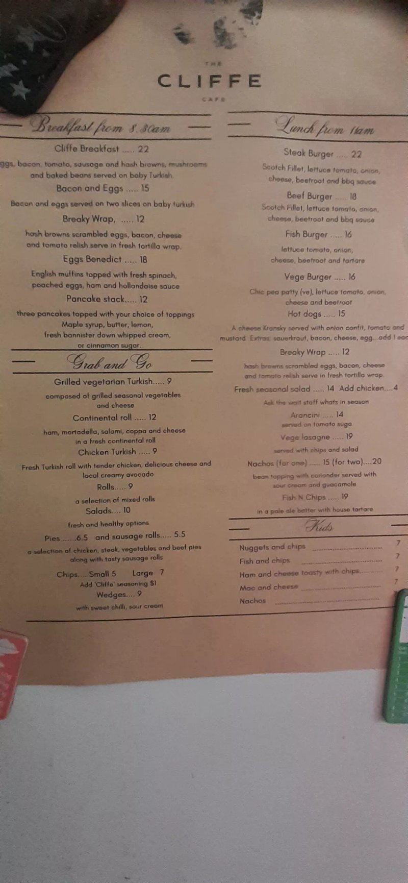 The Cliffe Cafe