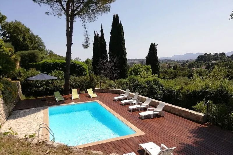 Large villa, large garden in Mougins/Cannes, Swimming pool/salt, Air