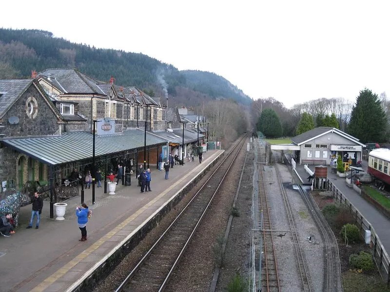 Heart of beautiful Betws-y-Coed - well-equipped Victorian stone railway cottage