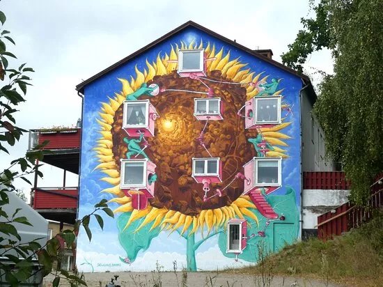 Muralmalningen ''nasselfrossa''