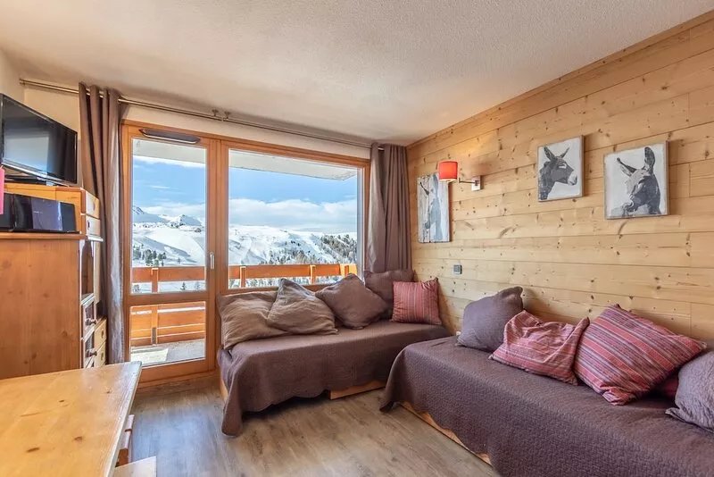 Belle Plagne, panoramic view, linen and parking included!