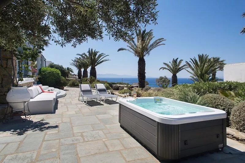 5* Infinite  sea-view 4 BR private  hot spa,  proximity to 5 beaches