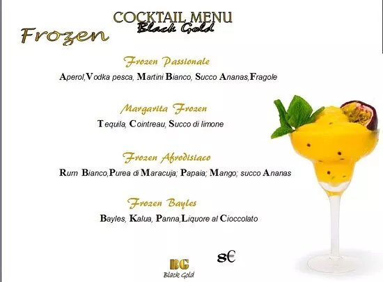 Black Gold Social Drink