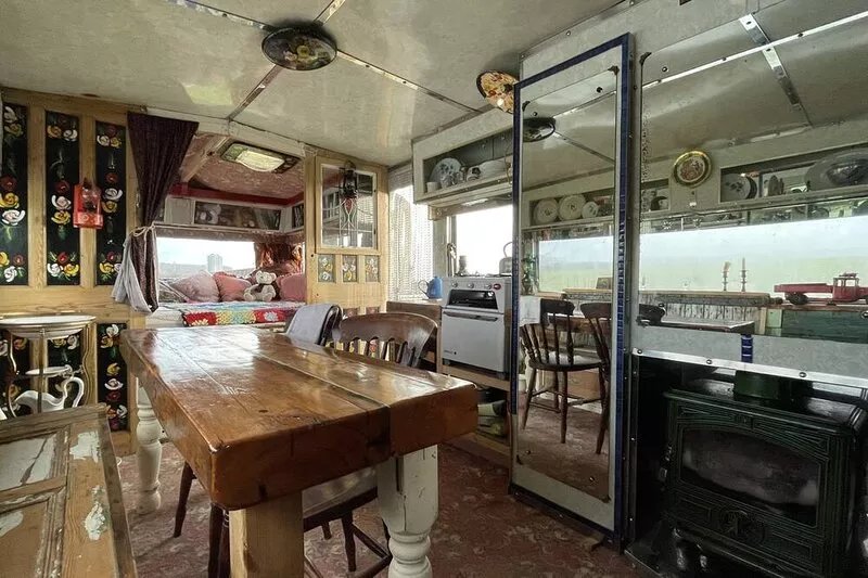 2 x Double Bed Glamping Wagon at Dalby Forest