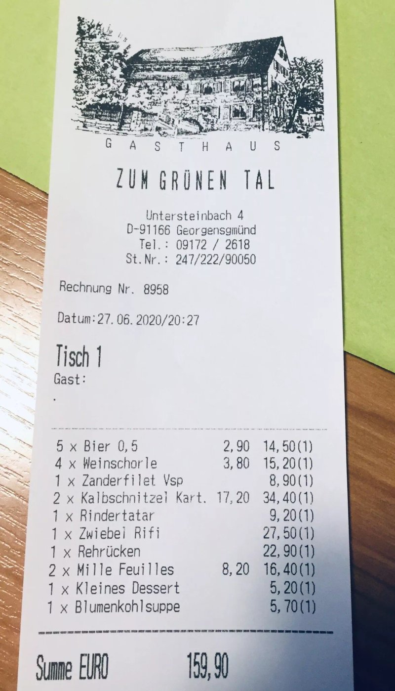 Gasthaus Zum Grunen Tal