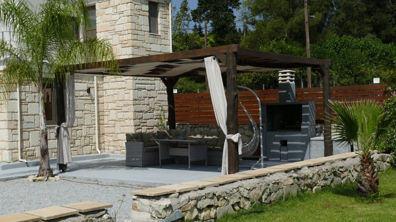 NEW! Renaissance Modern stone home at Chania Vryses - Independent-Private pool