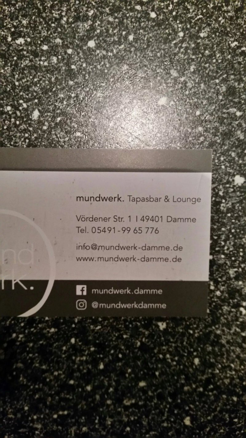 Mundwerk