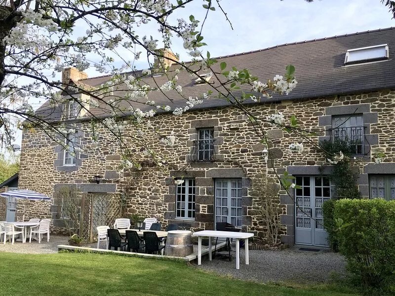 Traditional French farmhouse in Brittany