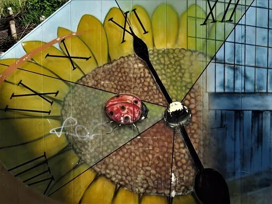 Fresque "L'horloge"