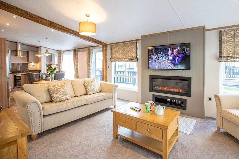 Stewart Resort Lodge 26  -  a lodge that sleeps 6 guests  in 3 bedrooms
