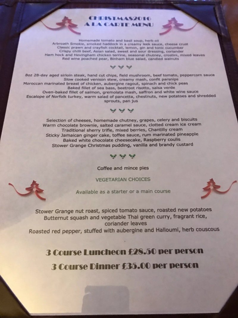 Stower Grange Restaurant