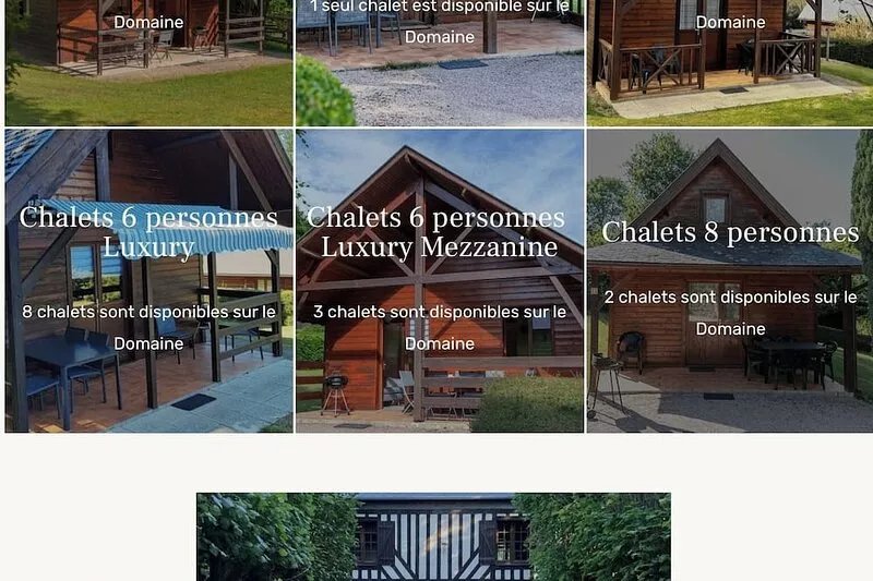 chalet-gîte 6 pers. Normandie Piscine Heated from Mid-May to September