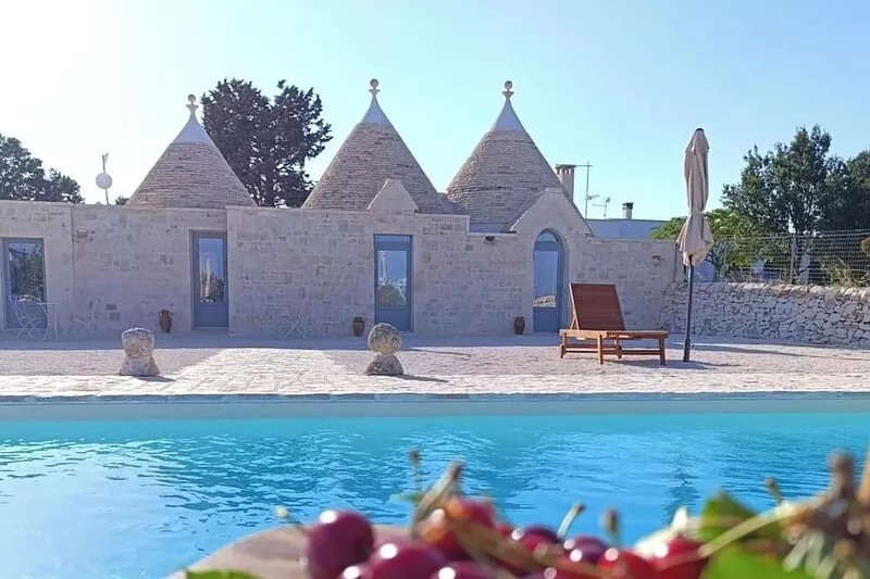 Trulli Fortunato heated swimming pool