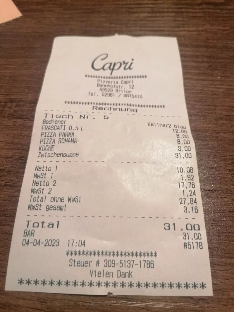 RIstorante Pizzeria Capri