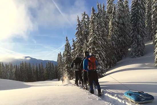 Snowshoe / Airboard Snow Bodyboard Tours