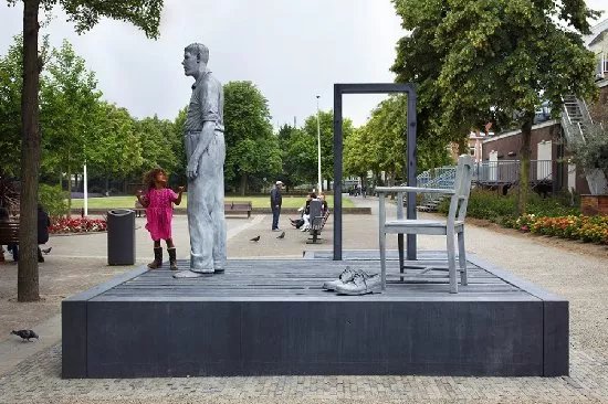 Kunstwerk 'Reus van Rotterdam'