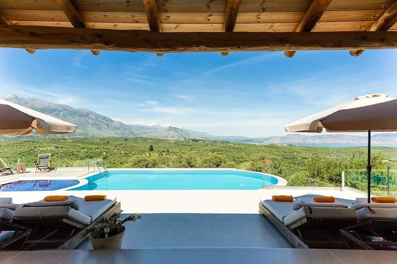New Stone Made Villa With Panoramic sea View - 2 km Away From a Sandy Beach!