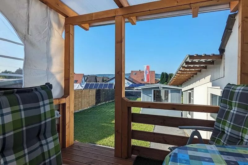 Modern semi-detached house with large garden