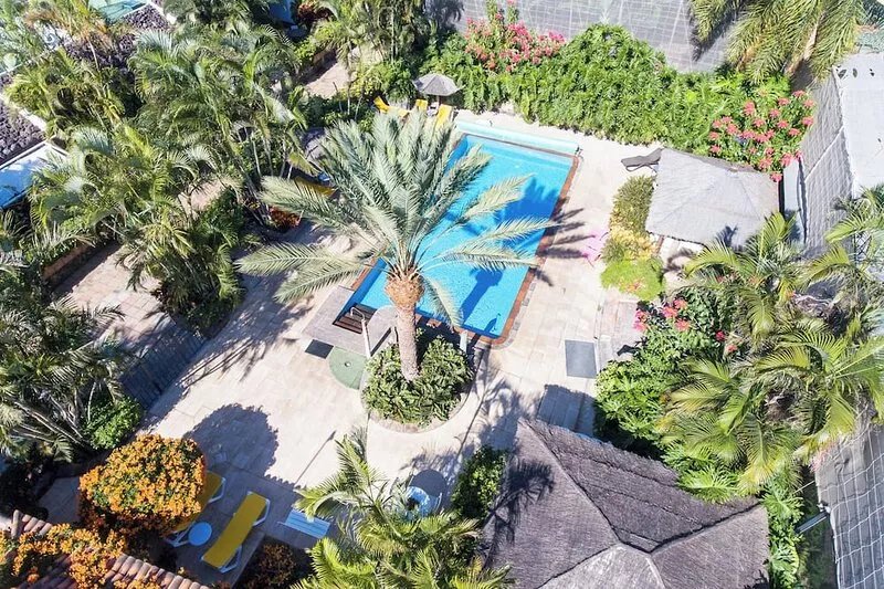 VILLA WITH PRIVATE HEATED POOL on BANANA PLANTATION. For Disable bedroom/shower