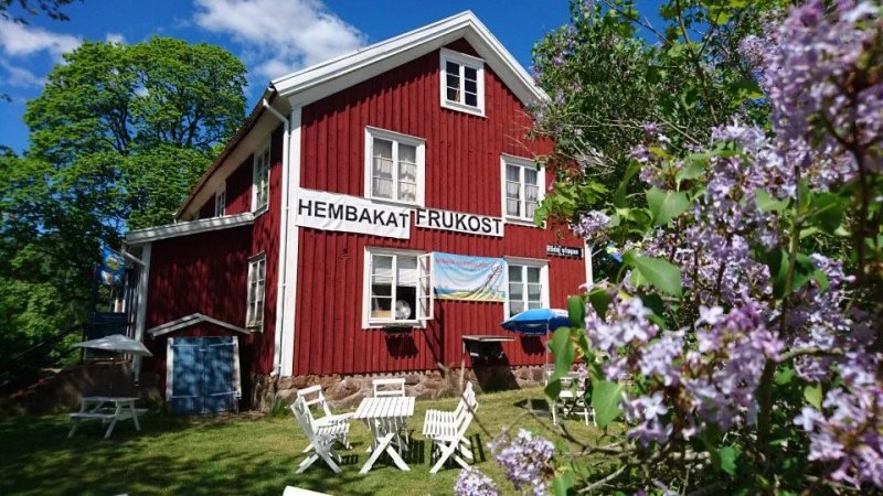 The och Cafe Glasporten i Boda