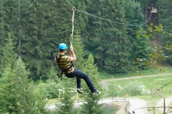 Giant`s clothesline - ZipLine Ruzomberok