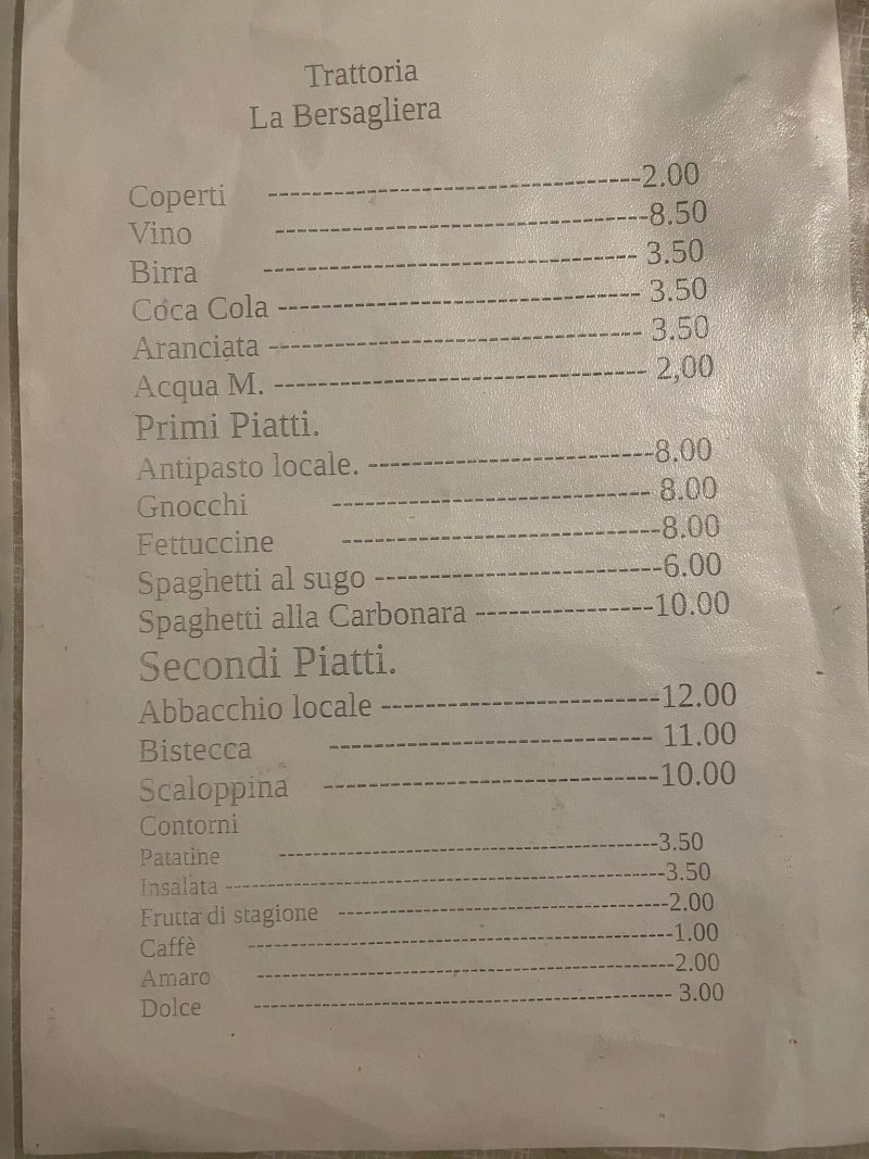 Trattoria La Bersagliera