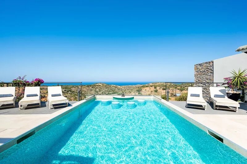 Luxury Villa Lofos with Private Pool, Amazing Sea View, Sisi, Crete