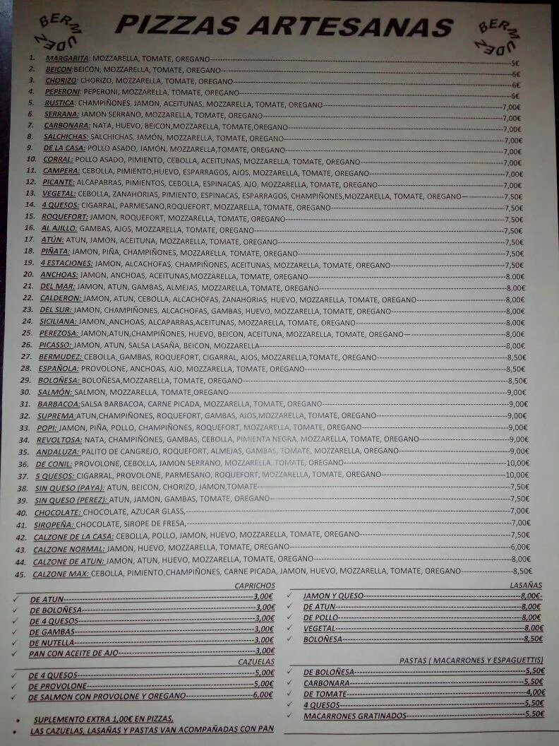 pizzeria asador bermudez