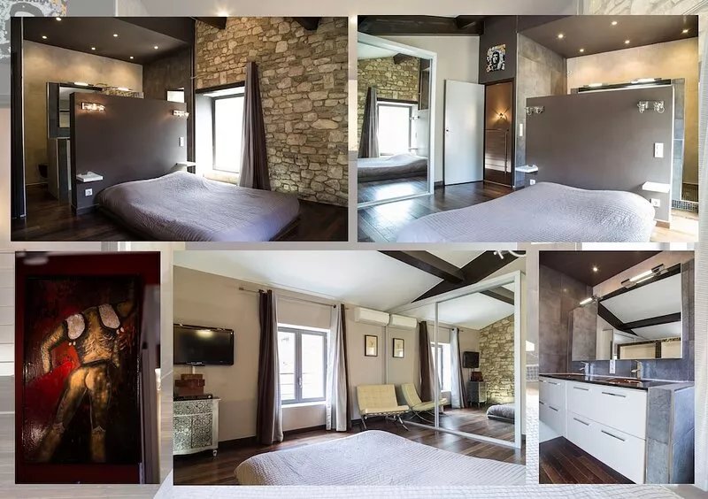 La Grange, stone farmhouse, private pool,100m from the superb Sautadet waterfall
