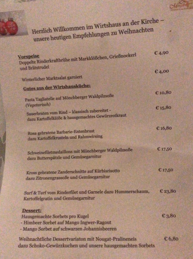 Zur Mengeburg - Wirtshaus an der Kirche