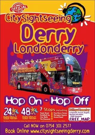 City Sightseeing Derry -  Tour